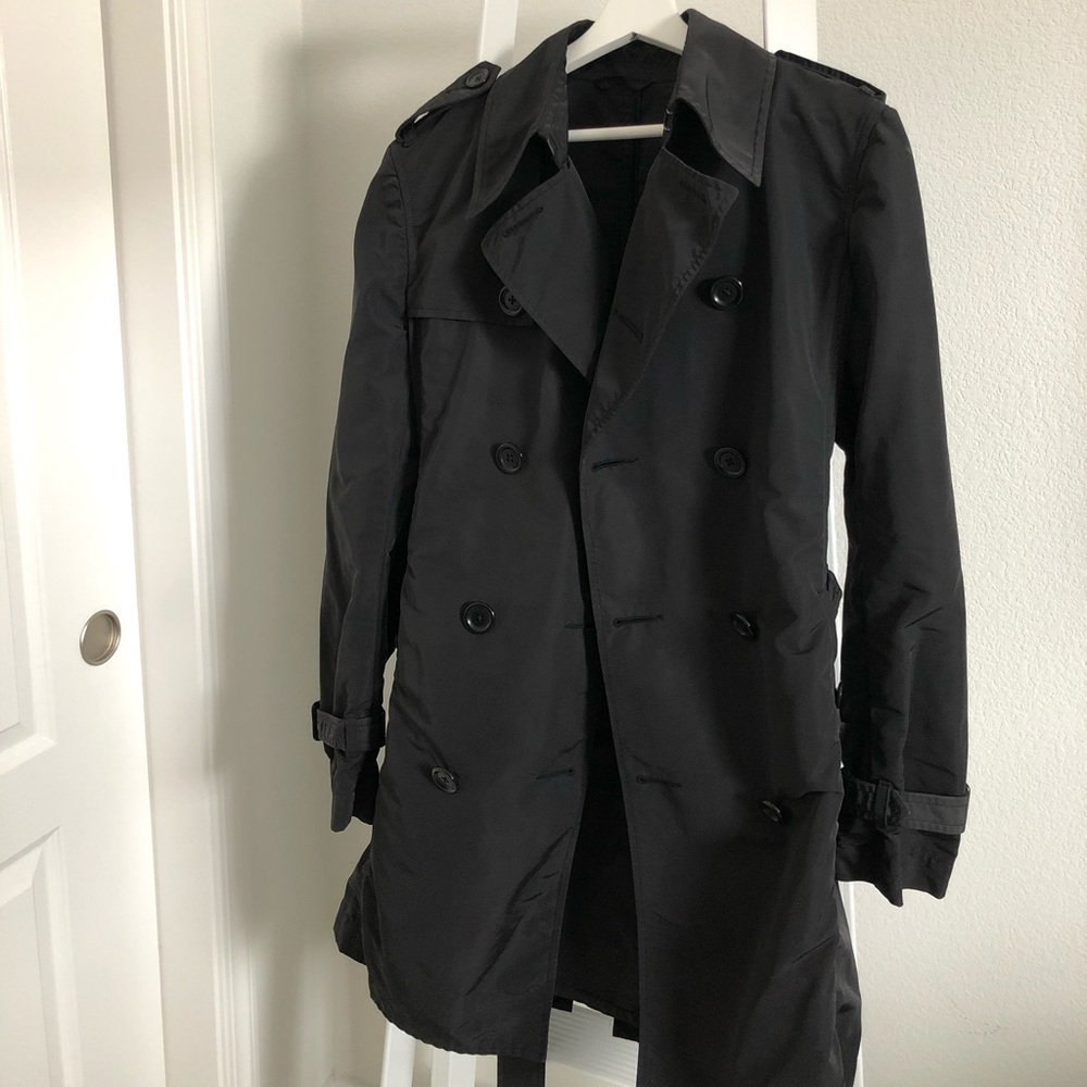 Vintage Japanese brand Beams long coat black